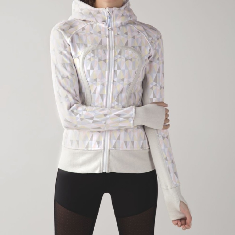 Lululemon Scuba Hoodie II in Stained Glass Neutral Blush/Pink/Nimbus Size 4 VGUC